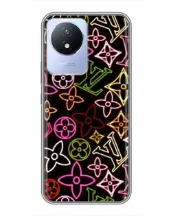 Чохол для Vivo Y02 з картинкою «Неоновий мікс Nike» Чохол для Vivo Y02 з картинкою «Неоновий мікс Nike»