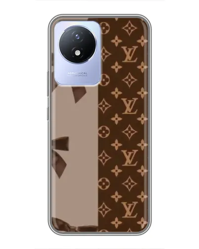 Чехол для Vivo Y02 с картинкой «Louis Vuitton — банты» Чехол для Vivo Y02 с картинкой «Louis Vuitton — банты»