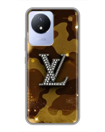 Чехол для Vivo Y02 с картинкой «Камуфляжный Louis Vuitton» Чехол для Vivo Y02 с картинкой «Камуфляжный Louis Vuitton»