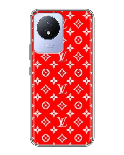 Чехол для Vivo Y02 с картинкой «Яркий паттерн LV» Чехол для Vivo Y02 с картинкой «Яркий паттерн LV»