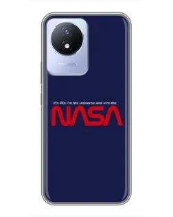 Чехол для Vivo Y02 с картинкой «NASA — глубокий космос» Чехол для Vivo Y02 с картинкой «NASA — глубокий космос»