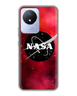 Чохол для Vivo Y02 з картинкою «NASA — червона туманність» Чохол для Vivo Y02 з картинкою «NASA — червона туманність»