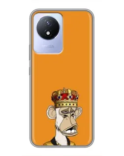 Чохол для Vivo Y02 з картинкою «Золота мавпа Bored Ape» Чохол для Vivo Y02 з картинкою «Золота мавпа Bored Ape»