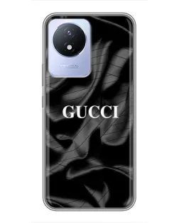 Чохол для Vivo Y02 з картинкою «Gucci — шовкові хвилі» Чохол для Vivo Y02 з картинкою «Gucci — шовкові хвилі»