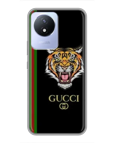Чехол для Vivo Y02 с картинкой «Тигр Gucci» Чехол для Vivo Y02 с картинкой «Тигр Gucci»