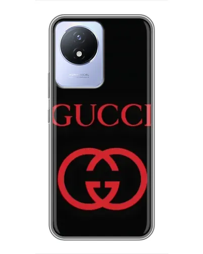 Чехол для Vivo Y02 с картинкой «Gucci — красный логотип» Чехол для Vivo Y02 с картинкой «Gucci — красный логотип»