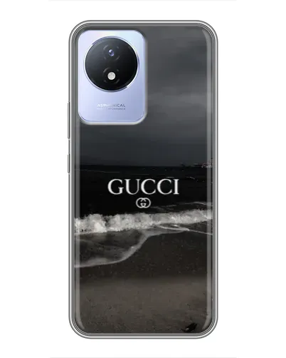 Чехол для Vivo Y02 с картинкой «Gucci — морской прибой» Чехол для Vivo Y02 с картинкой «Gucci — морской прибой»