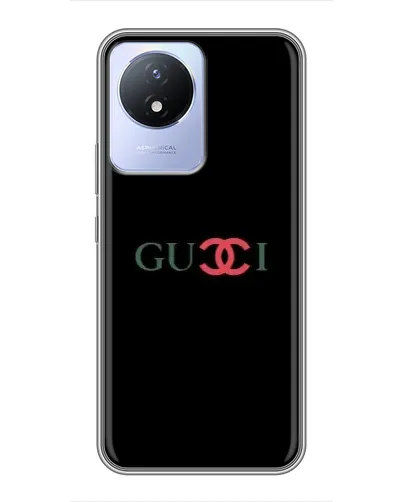 Чехол для Vivo Y02 с картинкой «Gucci — красный градиент» Чехол для Vivo Y02 с картинкой «Gucci — красный градиент»