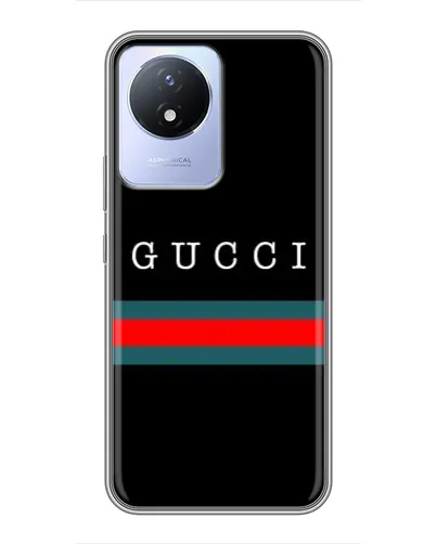 Чехол для Vivo Y02 с картинкой «Gucci — красный пояс» Чехол для Vivo Y02 с картинкой «Gucci — красный пояс»