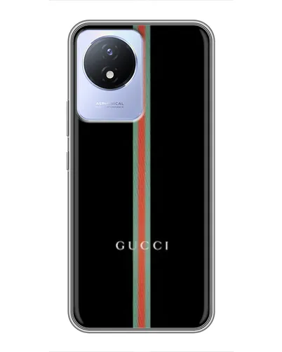 Чехол для Vivo Y02 с картинкой «Gucci — строгая линия» Чехол для Vivo Y02 с картинкой «Gucci — строгая линия»