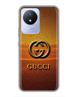 Чехол для Vivo Y02 с картинкой «Gucci — солнечный градиент»