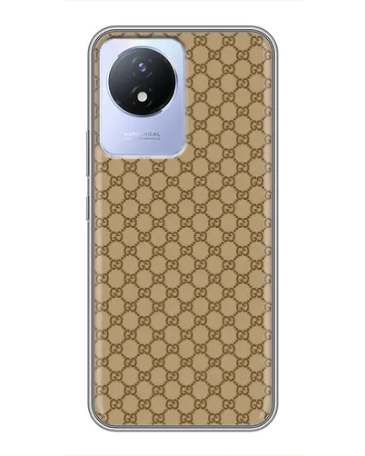 Чехол для Vivo Y02 с картинкой «Gucci — классический беж» Чехол для Vivo Y02 с картинкой «Gucci — классический беж»