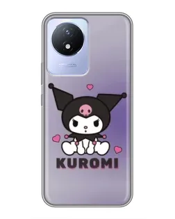 Чехол для Vivo Y02 с картинкой «Kuromi — фиолетовый арт» Чехол для Vivo Y02 с картинкой «Kuromi — фиолетовый арт»