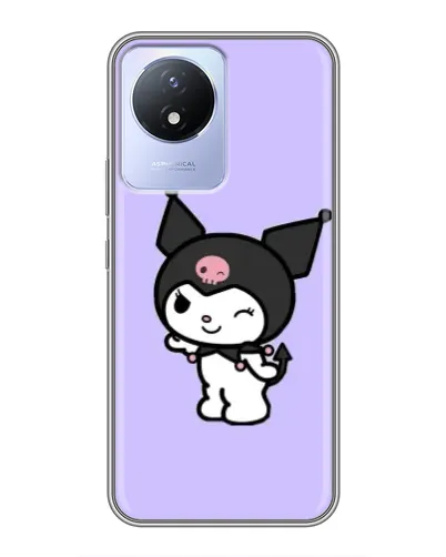 Чехол для Vivo Y02 с картинкой «Классическая Kuromi»