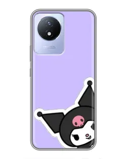 Чехол для Vivo Y02 с картинкой «Забавная Kuromi» Чехол для Vivo Y02 с картинкой «Забавная Kuromi»