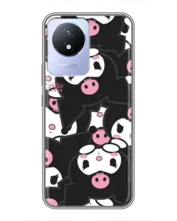 Чехол для Vivo Y02 с картинкой «Паттерн голов Куроми» Чехол для Vivo Y02 с картинкой «Паттерн голов Куроми»