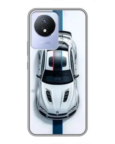 Чехол для Vivo Y02 с картинкой «Вид сверху — BMW M»