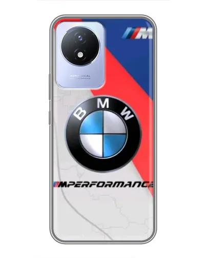 Чехол для Vivo Y02 с картинкой «BMW Performance стиль»
