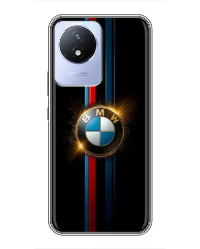 Чехол для Vivo Y02 с картинкой «BMW M-Power неон»