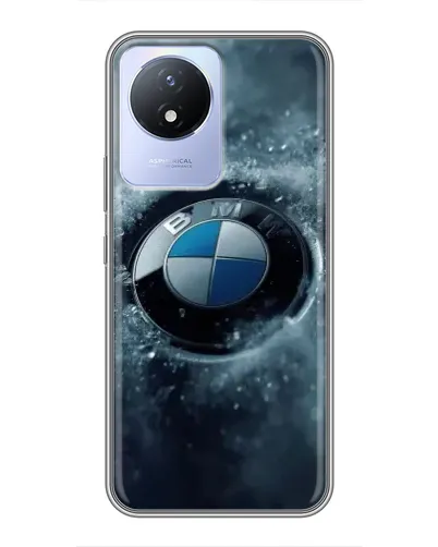 Чехол для Vivo Y02 с картинкой «Логотип BMW — лед» Чехол для Vivo Y02 с картинкой «Логотип BMW — лед»