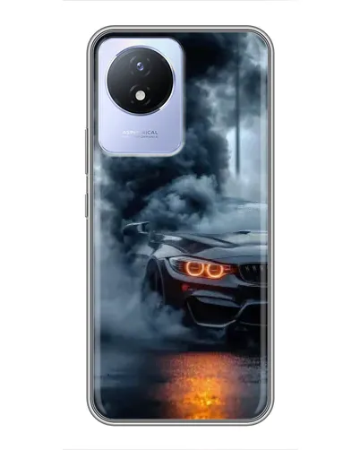 Чехол для Vivo Y02 с картинкой «BMW M-Power — абстракция» Чехол для Vivo Y02 с картинкой «BMW M-Power — абстракция»