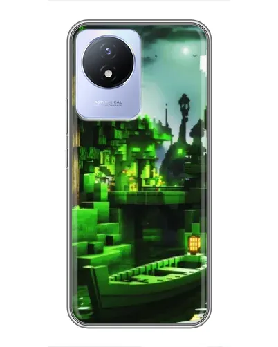 Чехол для Vivo Y02 с картинкой «Minecraft лесной пейзаж» Чехол для Vivo Y02 с картинкой «Minecraft лесной пейзаж»
