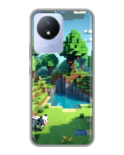 Чехол для Vivo Y02 с картинкой «Minecraft летний день» Чехол для Vivo Y02 с картинкой «Minecraft летний день»