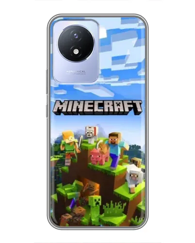 Чехол для Vivo Y02 с картинкой «Minecraft классический мир» Чехол для Vivo Y02 с картинкой «Minecraft классический мир»