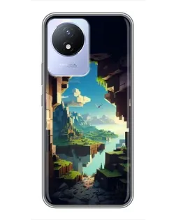 Чохол для Vivo Y02 з картинкою «Вид з печери»