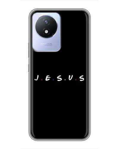 Чехол для Vivo Y02 с картинкой «Точки веры J.E.S.U.S.»