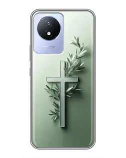 Чехол для Vivo Y02 с картинкой «Оливковая ветвь»