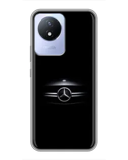 Чохол для Vivo Y02 з картинкою «Mercedes — абстрактні лінії»