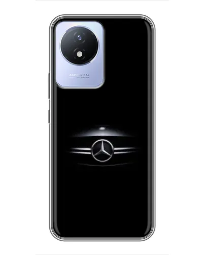 Чехол для Vivo Y02 с картинкой «Mercedes — абстрактные линии» Чехол для Vivo Y02 с картинкой «Mercedes — абстрактные линии»