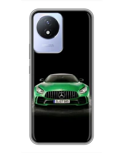 Чехол для Vivo Y02 с картинкой «Mercedes — неоновый лого» Чехол для Vivo Y02 с картинкой «Mercedes — неоновый лого»
