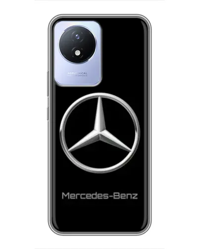 Чехол для Vivo Y02 с картинкой «Mercedes Silver Logo» Чехол для Vivo Y02 с картинкой «Mercedes Silver Logo»