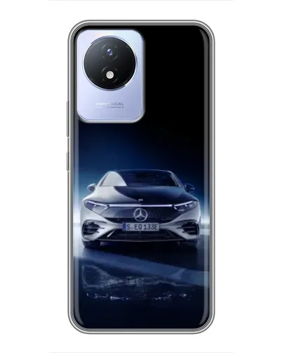 Чехол для Vivo Y02 с картинкой «Ночной Mercedes EQ» Чехол для Vivo Y02 с картинкой «Ночной Mercedes EQ»