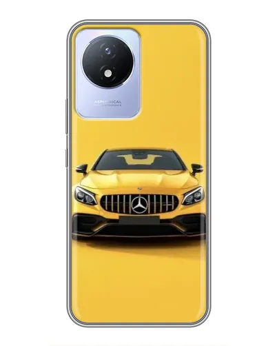 Чехол для Vivo Y02 с картинкой «Желтый Mercedes GT» Чехол для Vivo Y02 с картинкой «Желтый Mercedes GT»