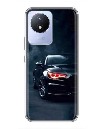 Чехол для Vivo Y02 с картинкой «Audi — хищный взгляд»