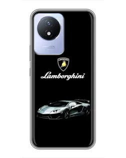 Чехол для Vivo Y02 с картинкой «Логотип Lamborghini классика» Чехол для Vivo Y02 с картинкой «Логотип Lamborghini классика»