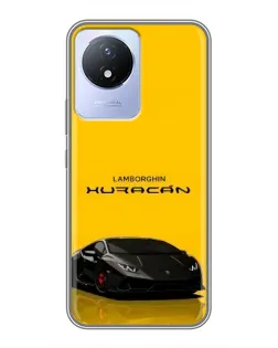 Чехол для Vivo Y02 с картинкой «Lamborghini Huracan черный» Чехол для Vivo Y02 с картинкой «Lamborghini Huracan черный»