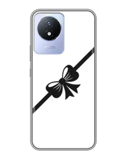 Чехол для Vivo Y02 с картинкой «Диагональный бант» Чехол для Vivo Y02 с картинкой «Диагональный бант»