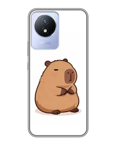 Чехол для Vivo Y02 с картинкой «Толстенькая капибара» Чехол для Vivo Y02 с картинкой «Толстенькая капибара»