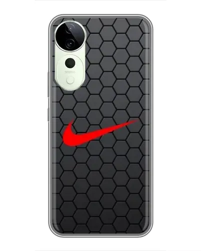 Чехол для Vivo Y04s с картинкой «Nike — карбоновая сетка» Чехол для Vivo Y04s с картинкой «Nike — карбоновая сетка»