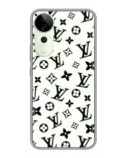 Чехол для Vivo Y04s с картинкой «Монохромный хаос LV»