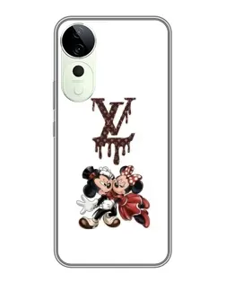 Чехол для Vivo Y04s с картинкой «LV и Микки Маус»