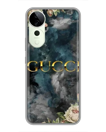 Чехол для Vivo Y04s с картинкой «Абстрактные цветы Gucci» Чехол для Vivo Y04s с картинкой «Абстрактные цветы Gucci»