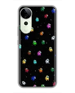 Чехол для Vivo Y04s с картинкой «Экипаж Among Us» Чехол для Vivo Y04s с картинкой «Экипаж Among Us»