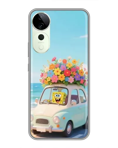 Чехол для Vivo Y04s с картинкой «Автомобильное путешествие»