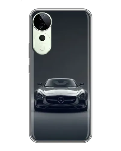 Чехол для Vivo Y04s с картинкой «Mercedes на черном» Чехол для Vivo Y04s с картинкой «Mercedes на черном»