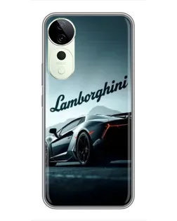 Чехол для Vivo Y04s с картинкой «Классическая надпись Lamborghini» Чехол для Vivo Y04s с картинкой «Классическая надпись Lamborghini»